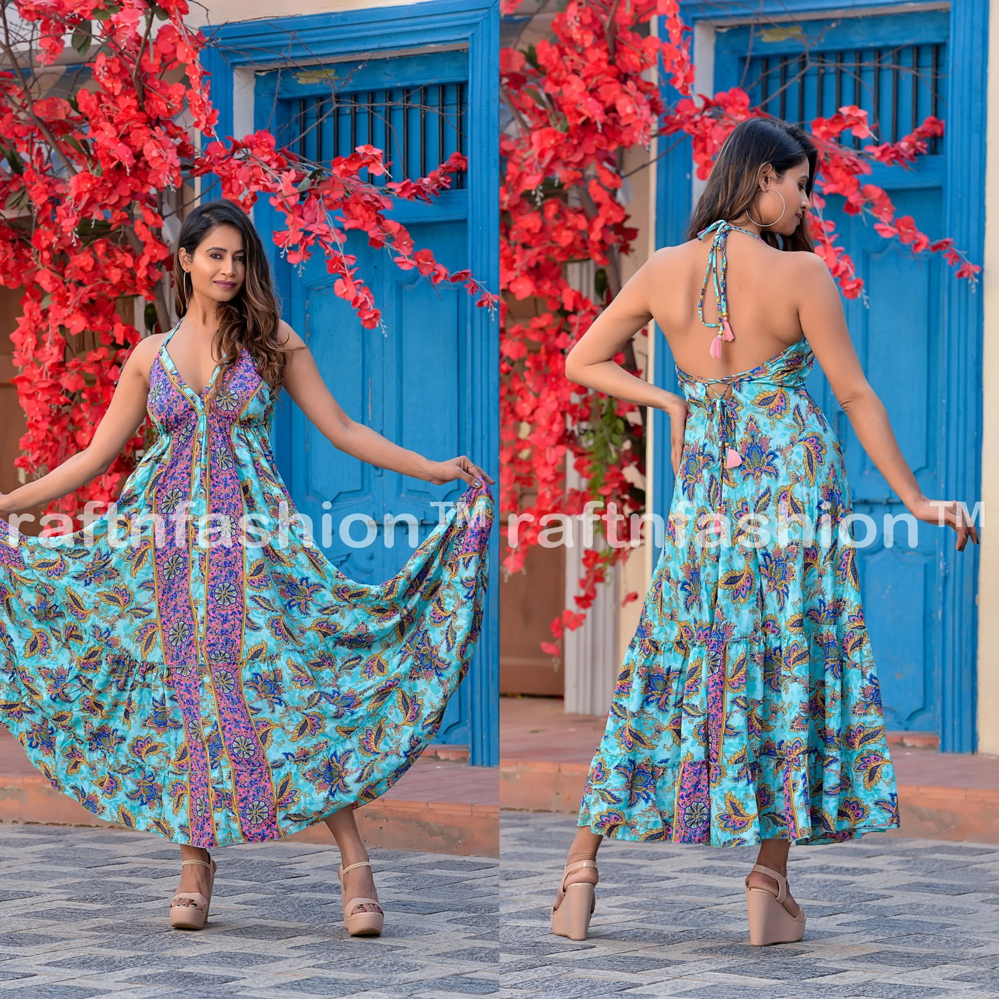 fashion women holiday beach maxi dress - 022866, ,available  inmulticolor-one size for only $9.99