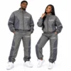 gray and dark charcoal gray