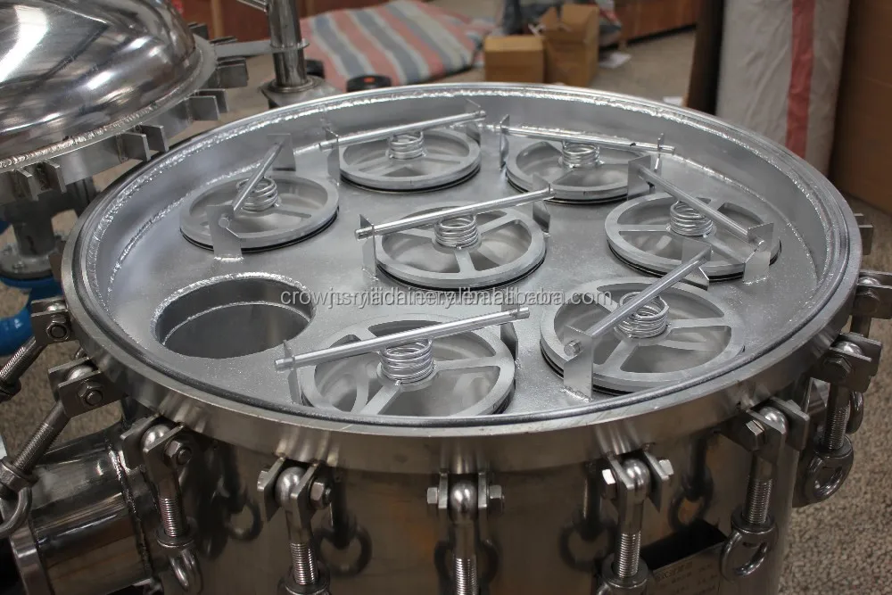 1-12m2 Stainless Steel Multi Bag Filter Housing For Water Treatment 90-1080 M3/H