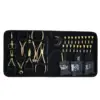 Kit de herramientas para extensiones de cabello dorado