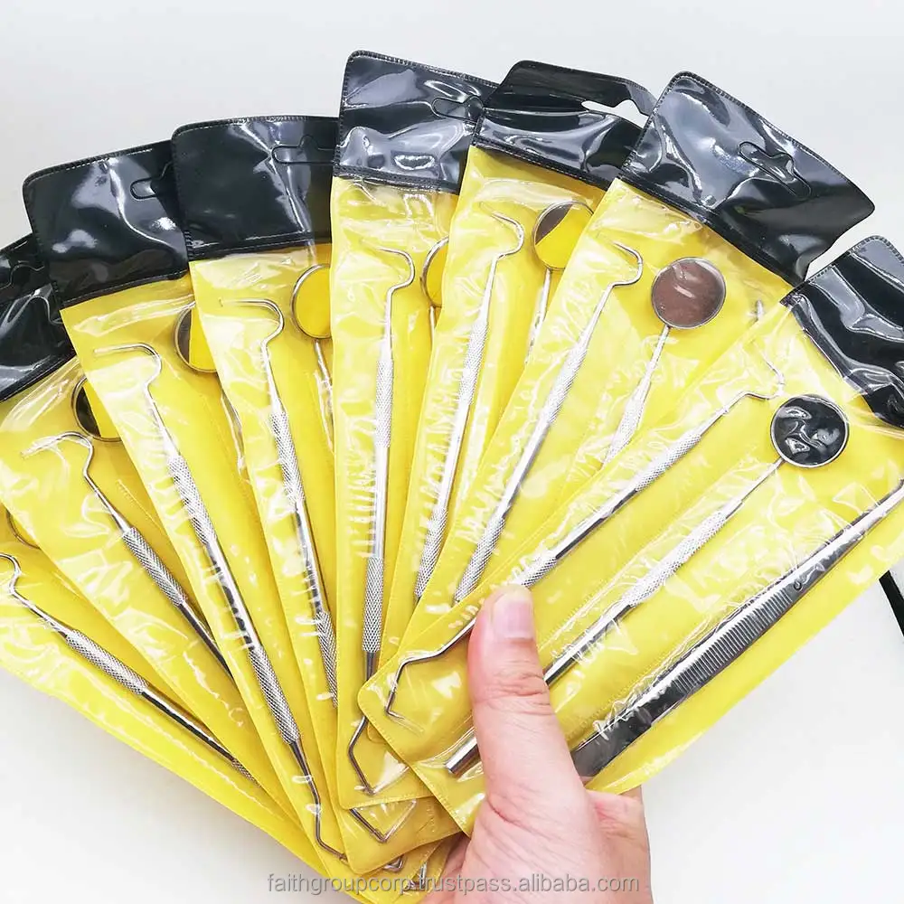 Dental Mirror Kit Dentistry Lab Mouth Mirror Dentists Pick Tool Teeth