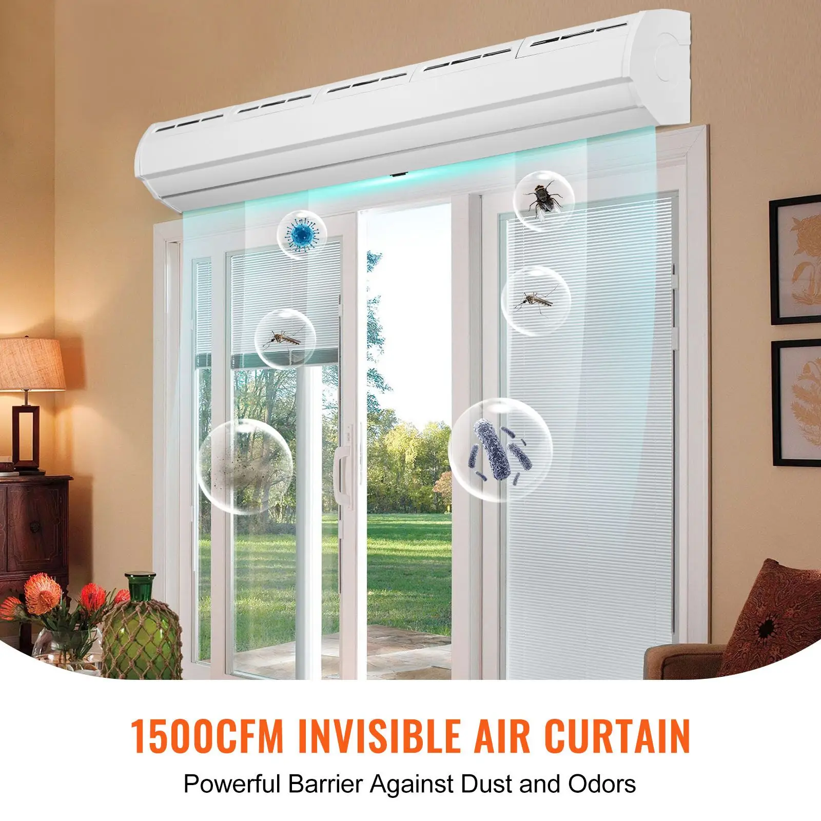 Air Curtain, 60", 1500CFM, Wall - detail 4