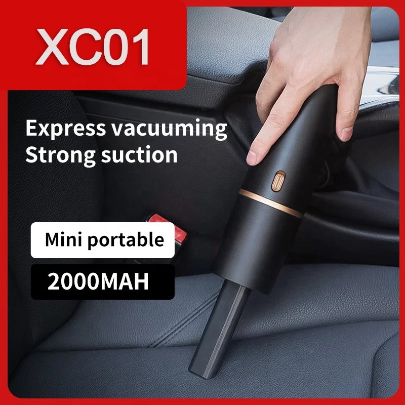 Цена по прейскуранту завода-изготовителя беспроводной автомобильный пылесос Портативный 2000 мАч Type-C перезаряжаемые дома портативные пылесосы 50 Вт Высокая мощность