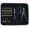 Kit de herramientas para extensiones de cabello Gold &amp; Rainbow