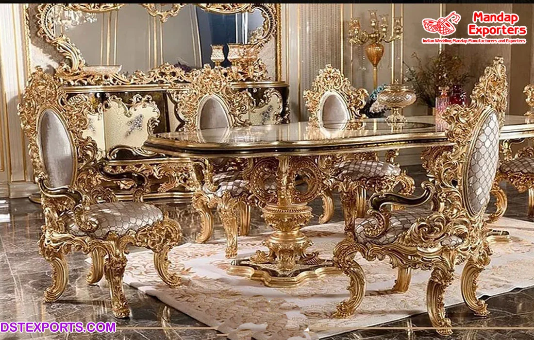 Royal Design Teak Wood Seater Dining Set Premium Quality