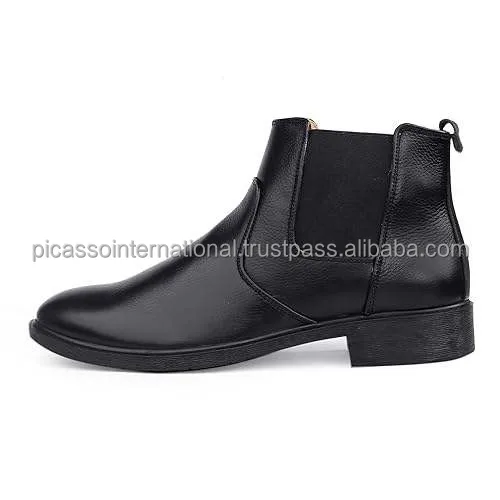 Trusted Exporter Supplies Men's Casual Wear Excellent Quality Cow Hide Genuine Leather Boots Stylish Look Soft Oxford Wholesale