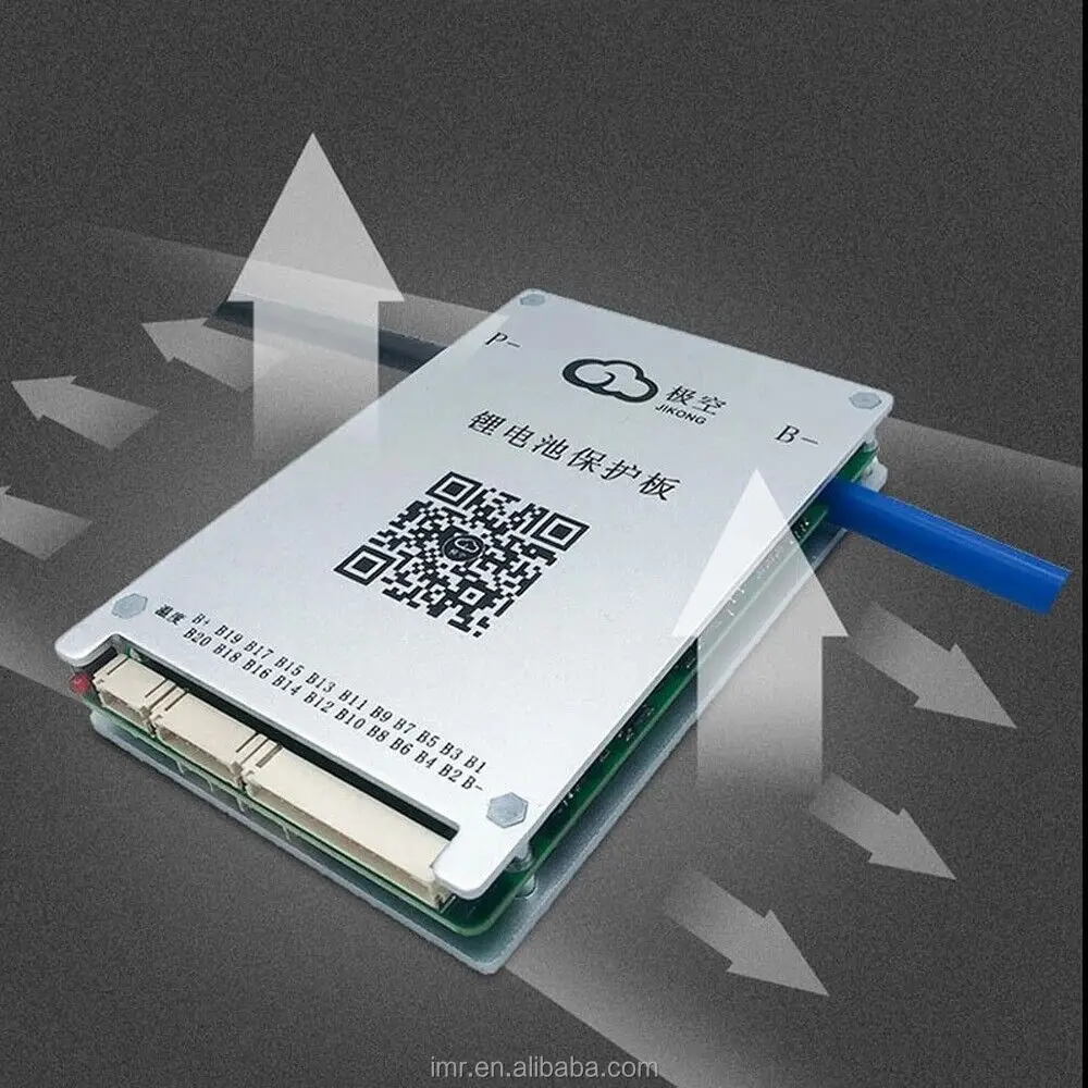 JKBMS BD6A20S 200A Lifepo4 Smart Bms Active Balancer 0.6A Li-Ion LTO Battery Jikong Bms 8s 10s 14s 16s 20s Bms  APP BT/RS485*