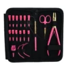Pink Hair Extension tools Kit