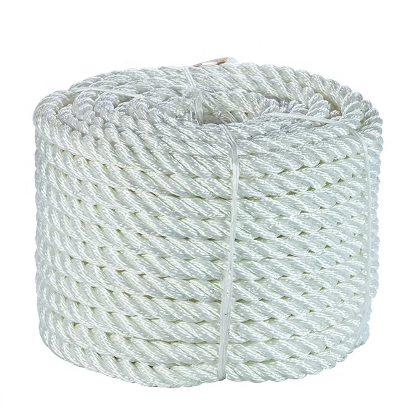High Quality Thin Twisted Double Braided Polyester Rope Nylon 3/16" 2