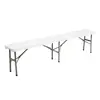 White Table Top Gray Plastic Pipe Color