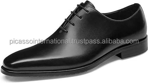 Superior Quality Custom Logo Formal Dress Shoes for Men Genuine Leather Party Wear with EVA Insole Direct Export from India