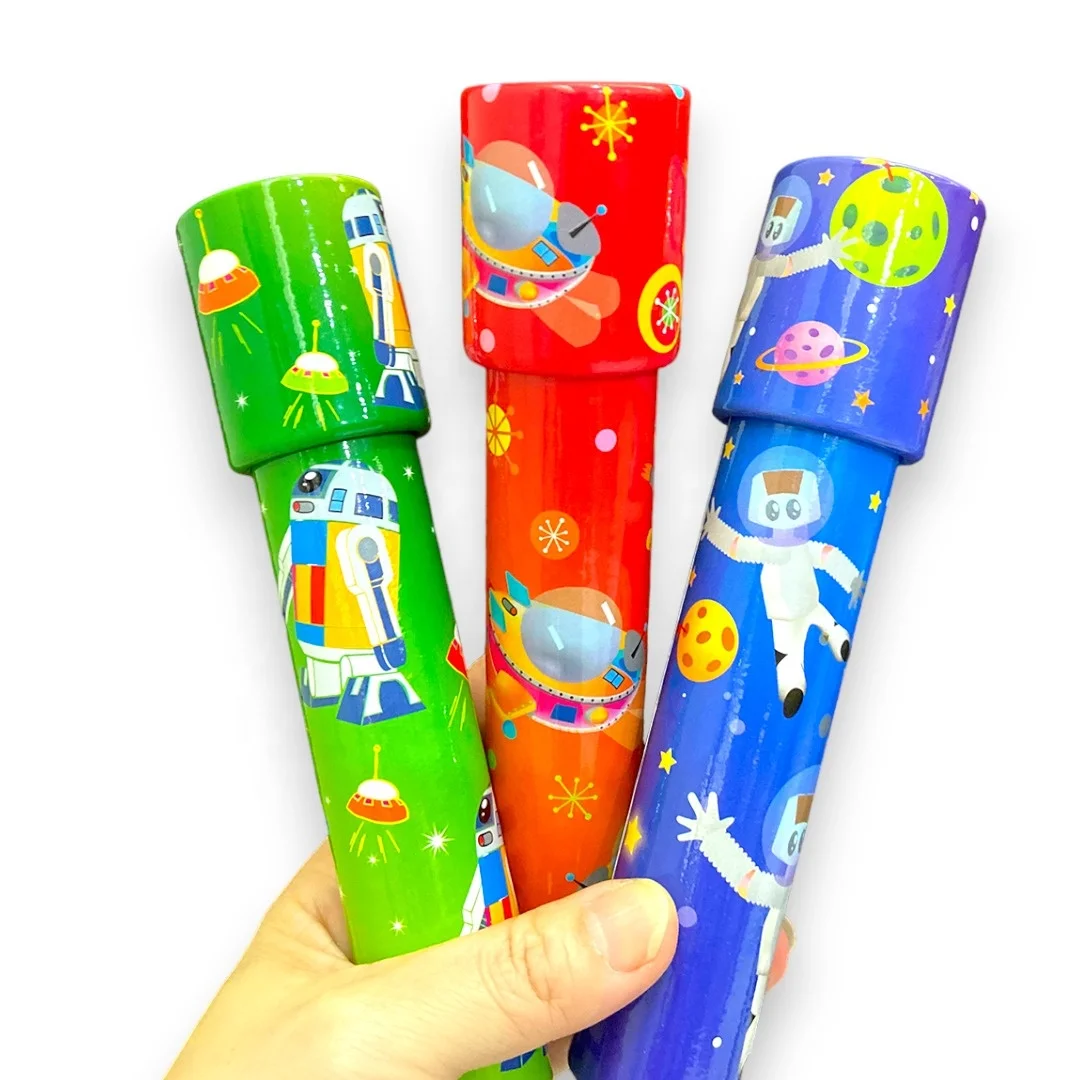 Любимый для детей классический ретро бумажный токарный калейдоскоп в качестве рекламных подарков