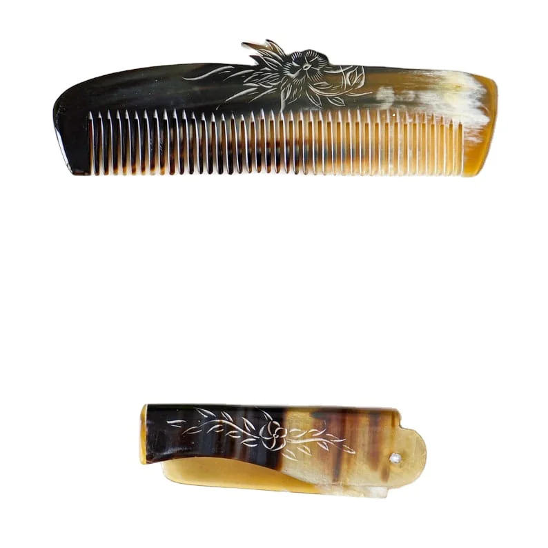 Handmade Eco-Friendly Natural Crafts Horn Comb Premium Grade  display picture 1