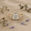 18K Gold Lab - Grown
