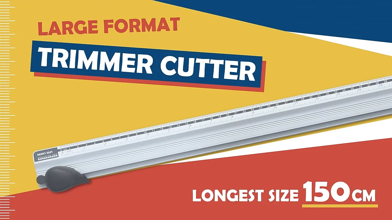 Large Format Paper Trimmer Cutter 60cm Aluminum Ruler Paper Trimmer
