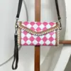 Pink & White Checks