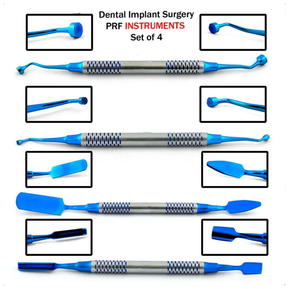 PRF Dental Implant Bone Graft Instruments Set of 4 Pieces Oral ...