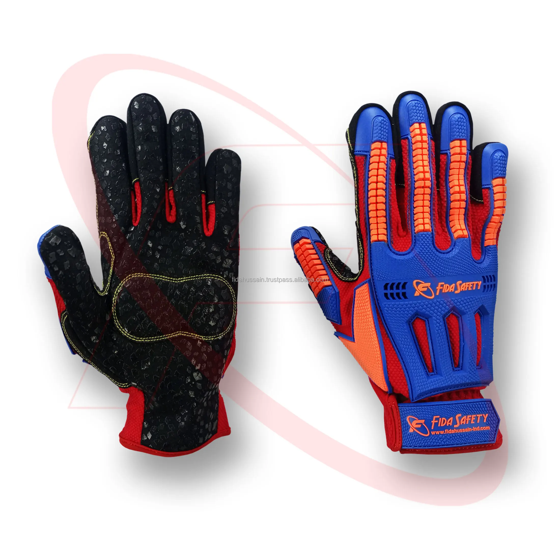 Fida Hussain Impact Protective Mechanic Gloves For Oil And Gas Field