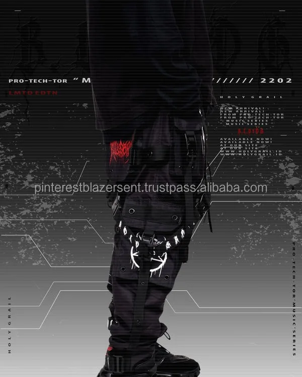 American Street Deconstructed Multi-Pocket Cargo Pants main image 1