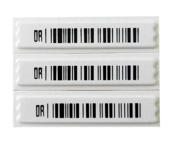 AM 58Khz Alarm System AM DR Soft Label EAS Plastic DR Barcode Labels Adhesive Anti-theft Soft Sticker DR EAS AM Label