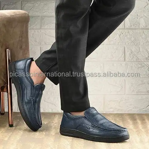 Best Price Men's Dress Formal Shoes Casual Trendy Office Business Genuine Leather Cow Hide High Quality Bulk Distributor EVA