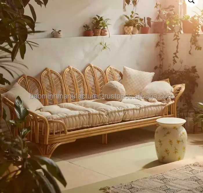 Luxury Strong Natural Rattan Furniture/ Rattan Chair/sofa One Seat