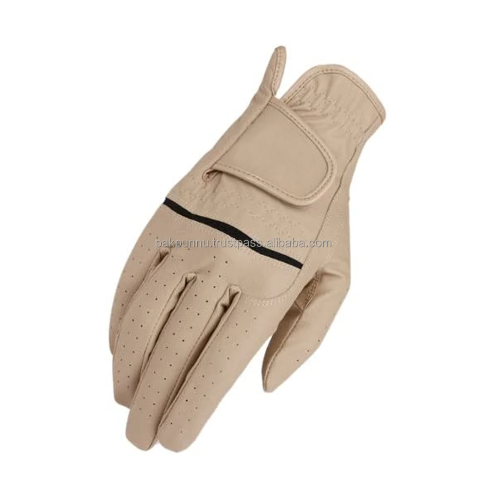 Super Grip Genuine Leather Horse Riding Gloves Multicolor Soft And