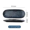 10 inch oval plate