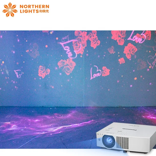 Northern Lights 3D Interactive Projection Immersive Projector immersive room experience projection For Science Museum