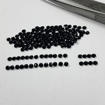 3mm Natural Black Onyx Faceted Round Loose Gemstones At Factory Cost From Indian Manufacturer Shop Online