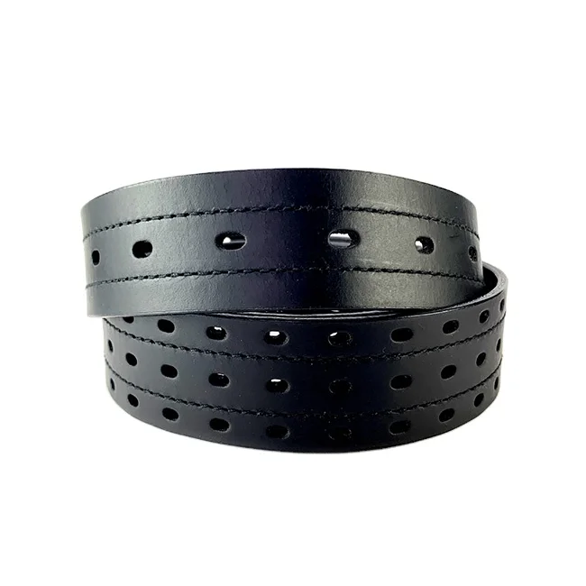 35mm Unique black stylish belts leather men