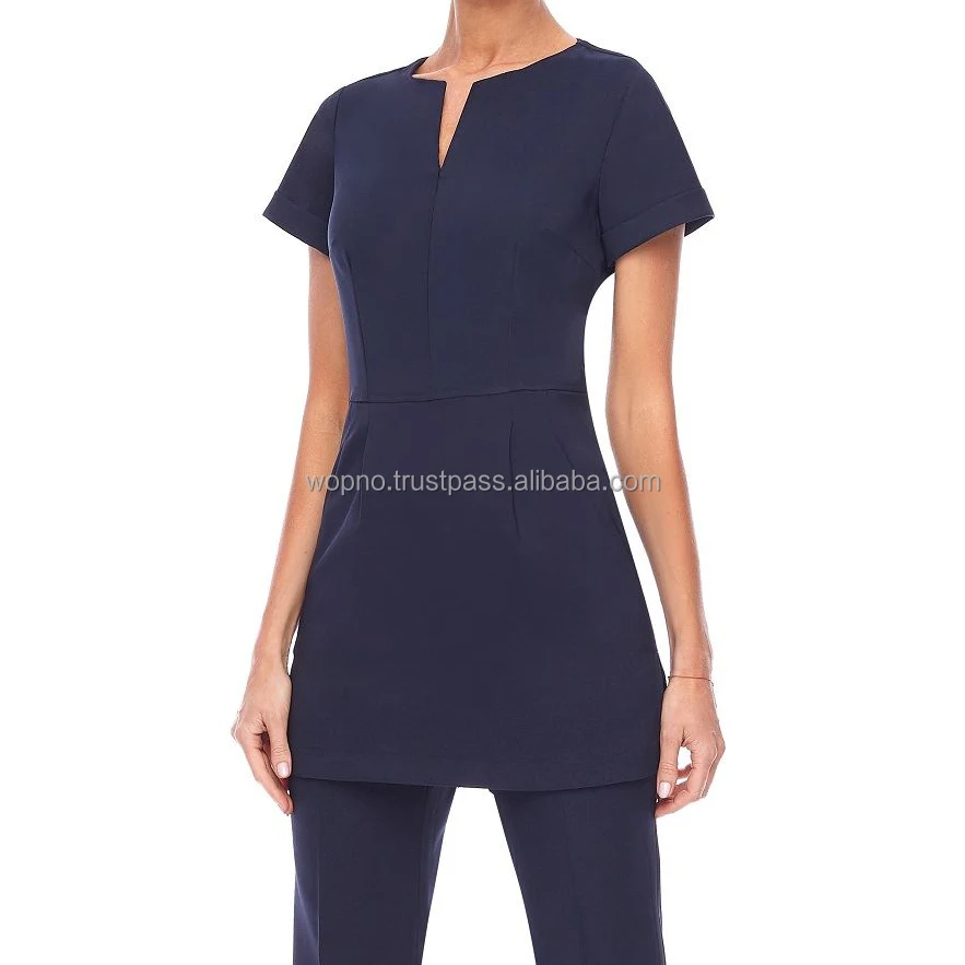 Mesdames Spa Salon De Beauté Tunique Chemises Nail Massothérapeute uniforme en 10 couleurs Mesdames Spa Salon De Beauté Tunique Chemises Nail Massothérapeute uniforme en 10 couleurs