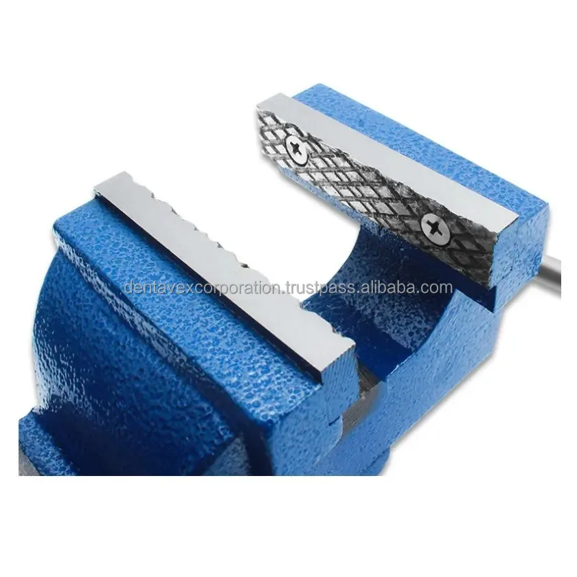 Heavy Duty Bench Vise,360 Degree Swivel Base With Anvil Rotary