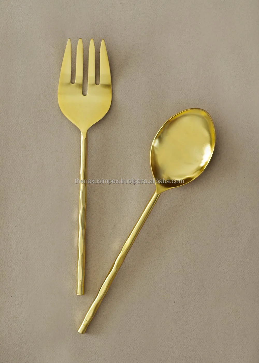 High Quality Metal Salad Server Set Of 2 In New Design Handmade Metal
