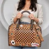 Tan & Brown Checkered