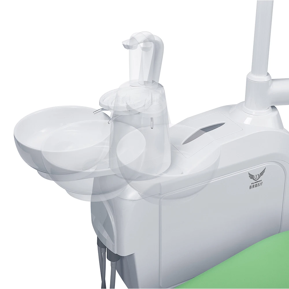 CE and ISO Certified Dental Chair With Rotatable Side Box