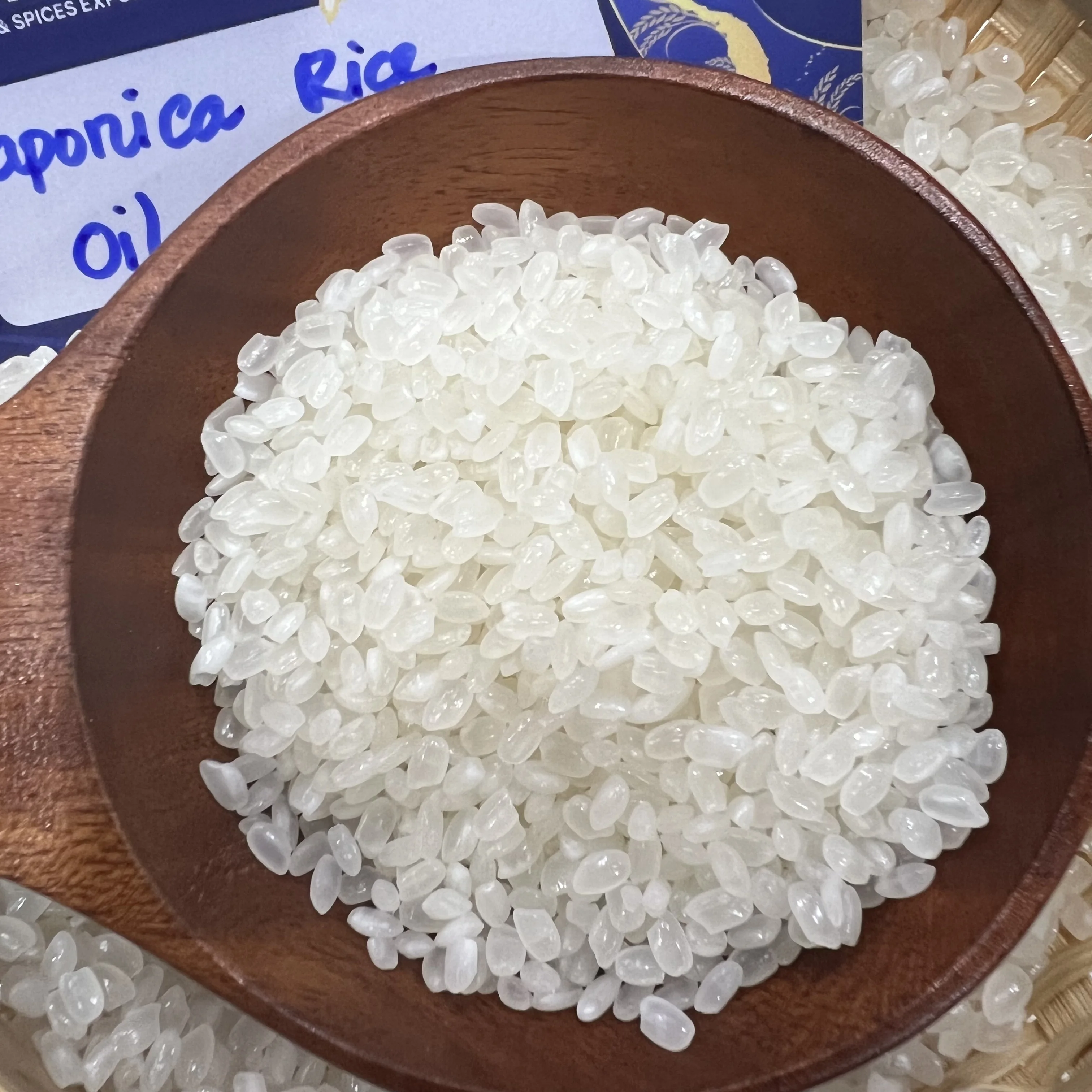 ข้าวญี่ปุ่นที่ผ่านการขัดสีอย่างละเอียด, ข้าวคาโรส, ข้าวคาโมริโน, ข้าวอียิปต์, ข้าวเมล็ดกลม