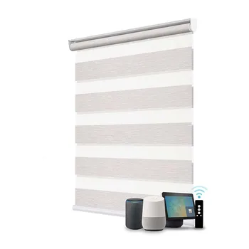 Double-layer sunshade sunscreen wireless soft blackout gauze zebra curtain blinds