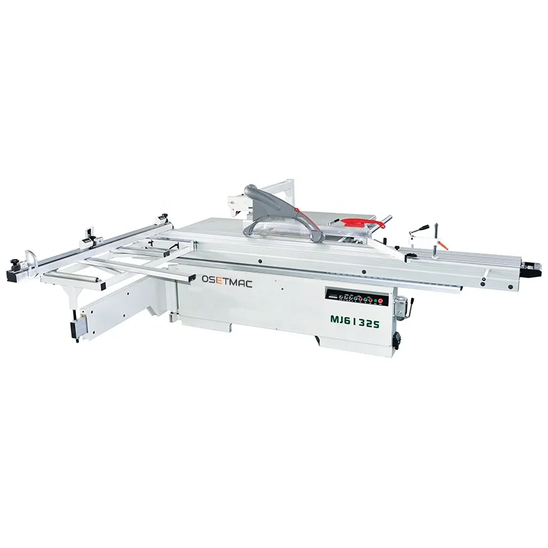 OSETMAC Woodworking Precision CE Certificated Electric Lifting Digital Display Sliding Panel Saw MJ6132S