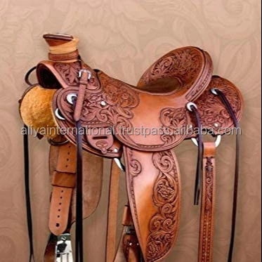 Ковбойское седло из натуральной кожи доступное сиденье