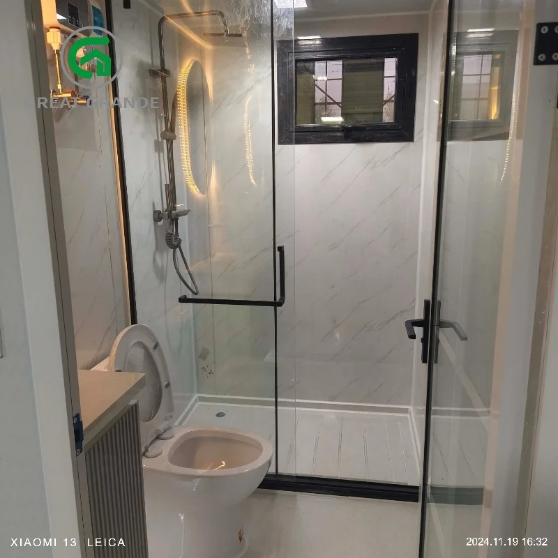 Easy Install Two Story Extendable House Custom Extendable Prefab Houses Prefab Folding Container House With Toilet for Sale