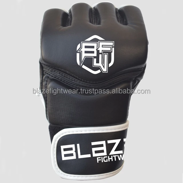 Oem Mma Sparring Gloves For Muay Thai Training Punching Bag Work Open