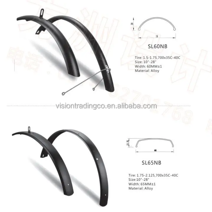 Aluminum Long Mudguards And Fender Made In Various Sizes For Adult