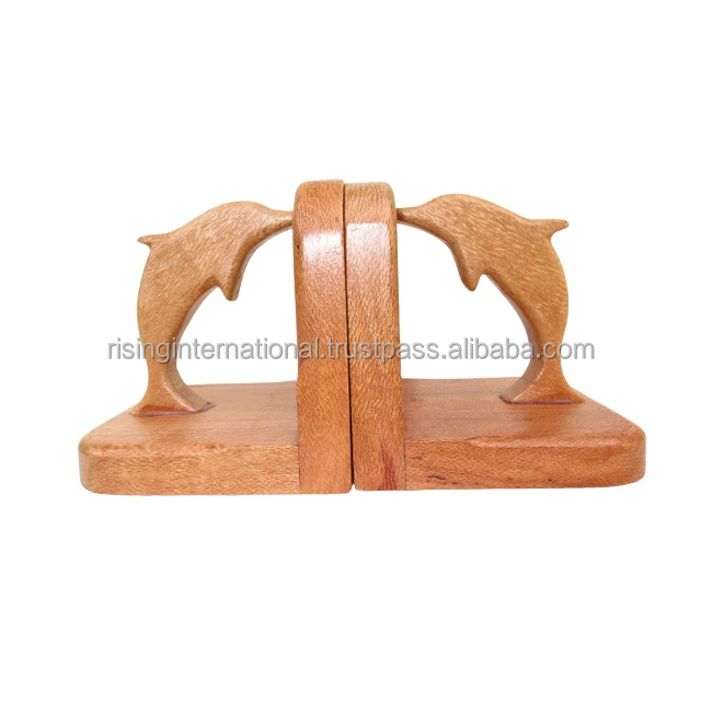 Wooden Made Sturdy Bookends Ecofriendly Wooden Made Bookends Wholesale