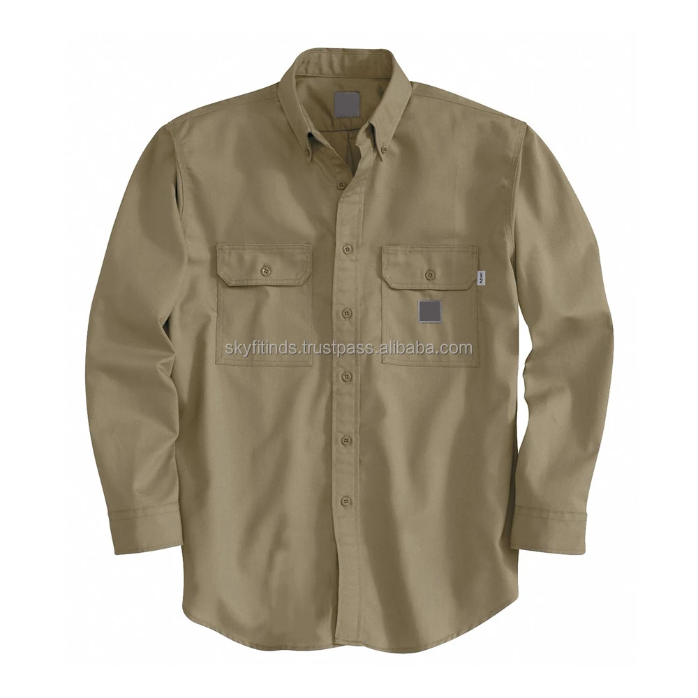 Industrial Safety Work Wear Men's Work Shirt Custom Fr Clothing Shirts