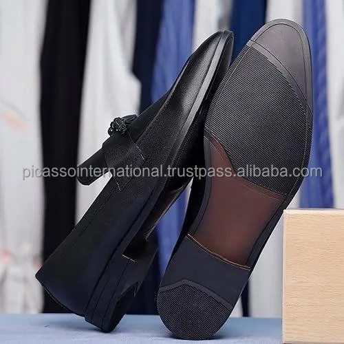 Trusted Exporter of Best Quality Eye Catching Design Casual Daily Wear Office Formal Genuine Leather Loafers Shoes for Men