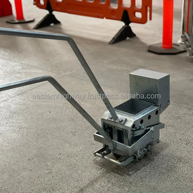 Screed System Thermoplastic Road Line Marking Shoe Marking Machine Hopper Yellow White Lane Pavement