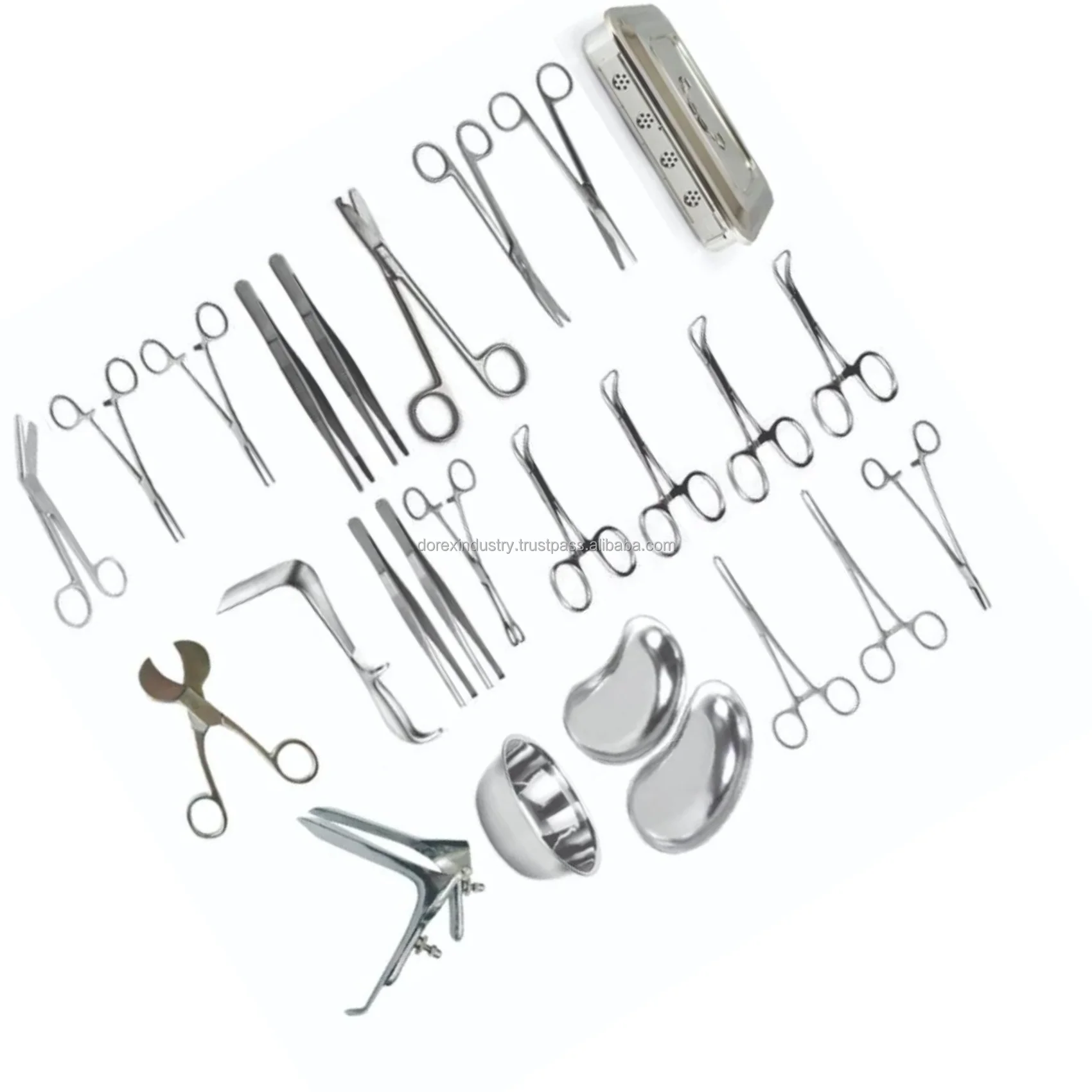 Cesarean Surgical Instrument Tool Set Delivery Instrument Set 25 Pcs Csection Set By Dorex