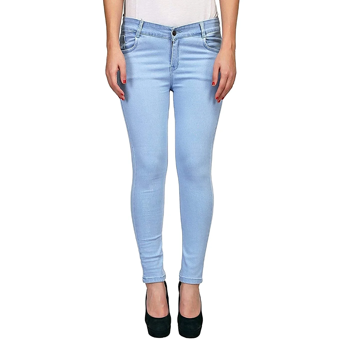 Fashionable Denim Custom Stretch High 