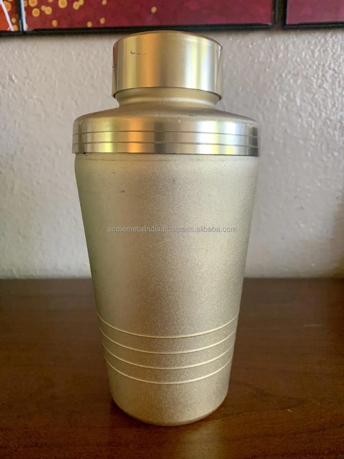 Hammered Stainless Steel Cocktail Shaker - World Market